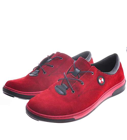 buty męskie czerwone
